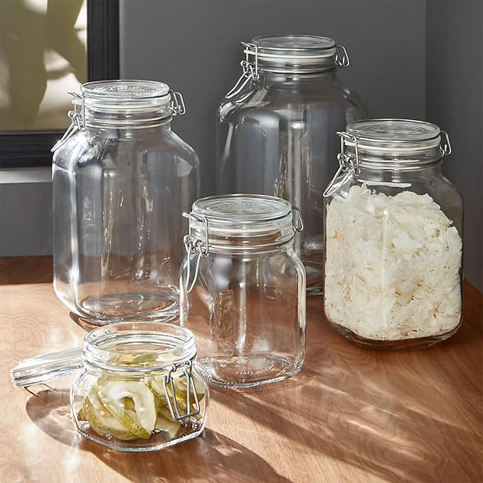 BORMIOLI ROCCO Square Fido Jar 0.75 Liter, 1 EA