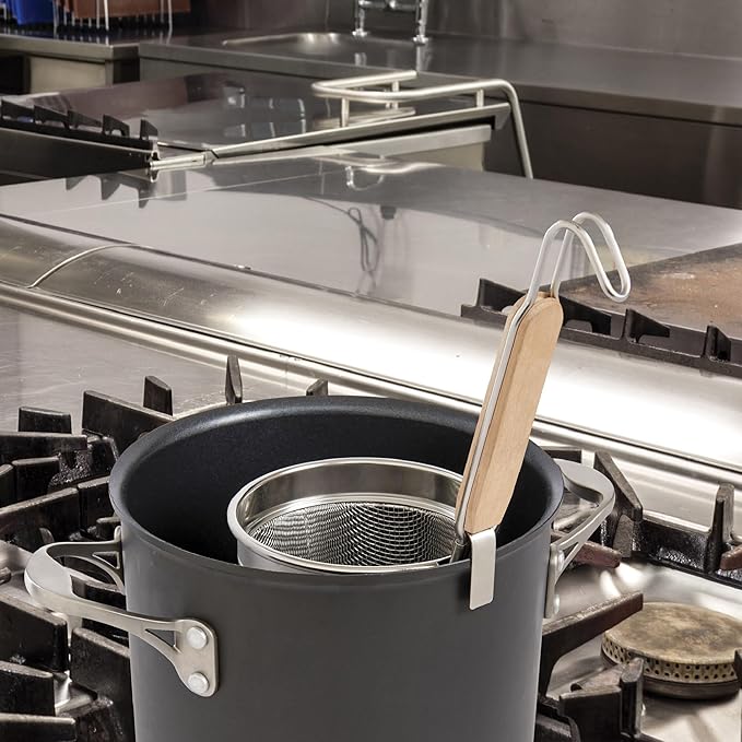 Helen's Asian Kitchen Helen’s Asian Kitchen Stainless Steel Mesh Spide, 6-Inch, Basket, Silver