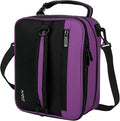 Tirrinia Expandable Insulated Lunch Bag for Men Women – Leakproof Reusable Cooler LunchBox for Kids & Adults with Shoulder Strap, Perfect for Work, School, Office, Travel,Purple