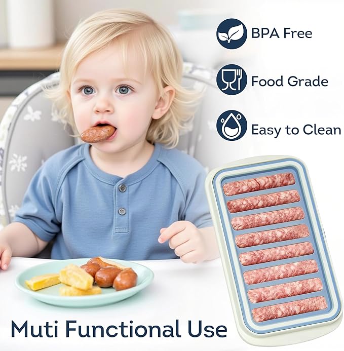Lily's Home Flexible Silicone Ice Cube Tray - Durable Easy Release - Fresh Youthful Colors - Water Fill Port - Compact 9x4.5 Size - Multi-Purpose Use - Ice Cube Trays for Freezer - Set of 3