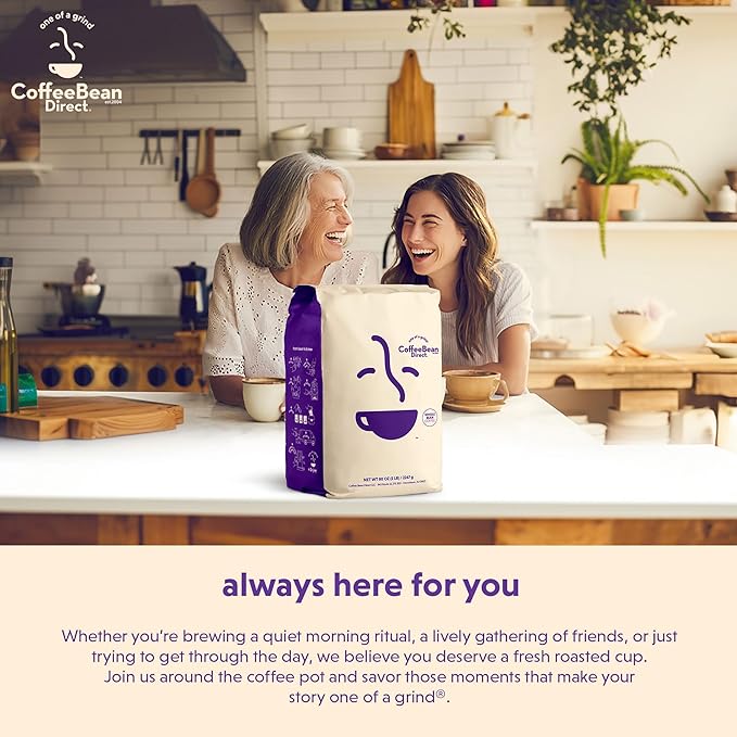 Coffee Bean Direct Dubai Chocolate Flavored, Whole Bean Coffee, 1 Pound Bag (Pack of 1)
