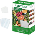 AENTGIU 300-Count Food Vacuum Sealer Bags 8 x 12 inch, Thick BPA Free Sous Vide Bags Compatible with All Vac Machines, Food Saver, Seal a Meal, Commercial Grade Quart Precut Meal Prep Storage Bags