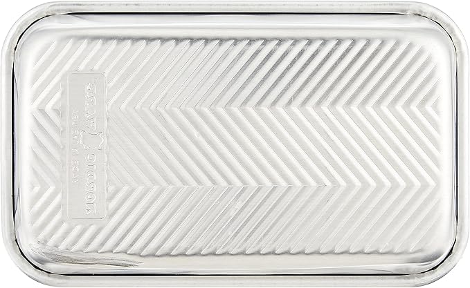 Nordic Ware Prism Loaf Pan, 1 Pack, Natural