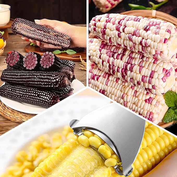 Long Handle Stainless Steel Corn Cob Stripper,Corn Cob Thresher,Corn Peeler,Corn Stripper,Corn Thresher,Corn Scraper (Style-C)
