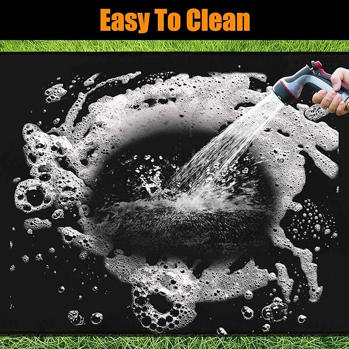 70X48 Inches Extra Large Grill Mat for Outdoor Grill - Fireproof Deck and Patio Protector, Waterproof and Oil-Proof Barbecue Grill Mat