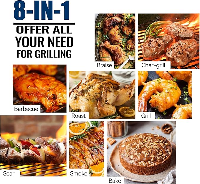Z GRILLS Pellet Smoker Grill with PID Control, Rain Cover, 700 sq. in Cooking Area for Outdoor BBQ, ZPG-7002B