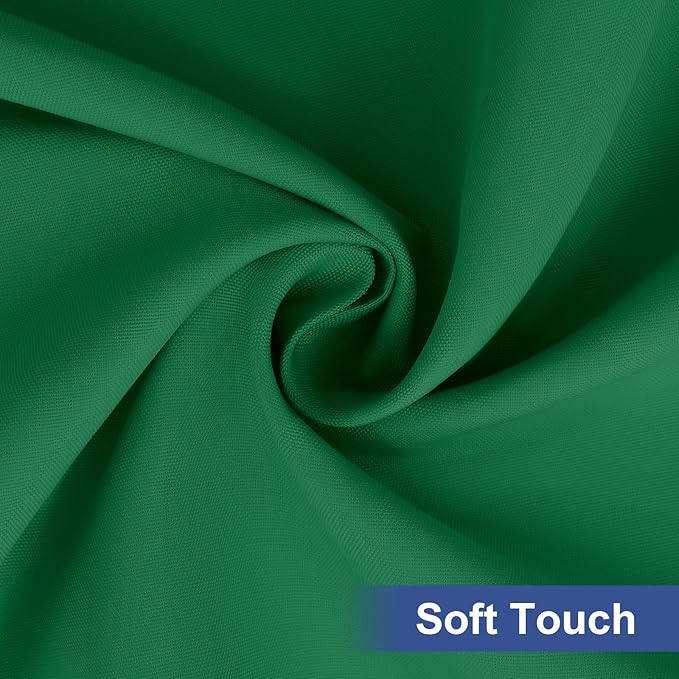homing Rectangle Table Cloth Cover, Waterproof Polyester Elastic Fitted Tablecloth, Fits for 4 Foot Folding Tables, Washable Table Protector for Christmas, Holiday, Party (Hunter Green, 24" x 48")