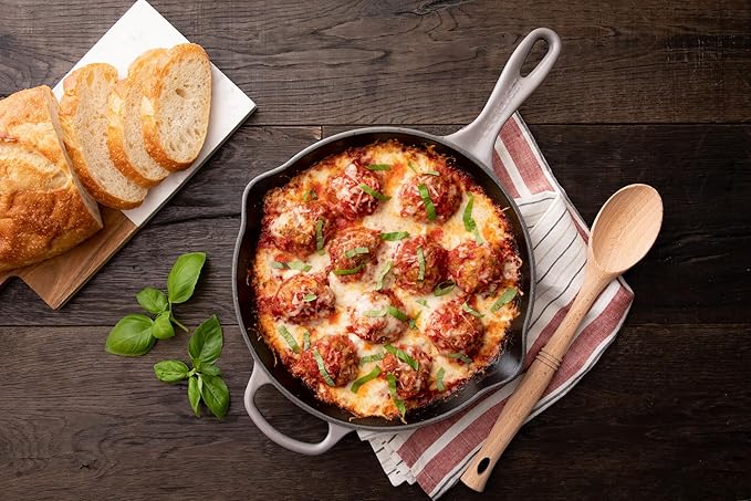 Le Creuset Enameled Cast Iron Signature Iron Handle Skillet, 11.75", Oyster