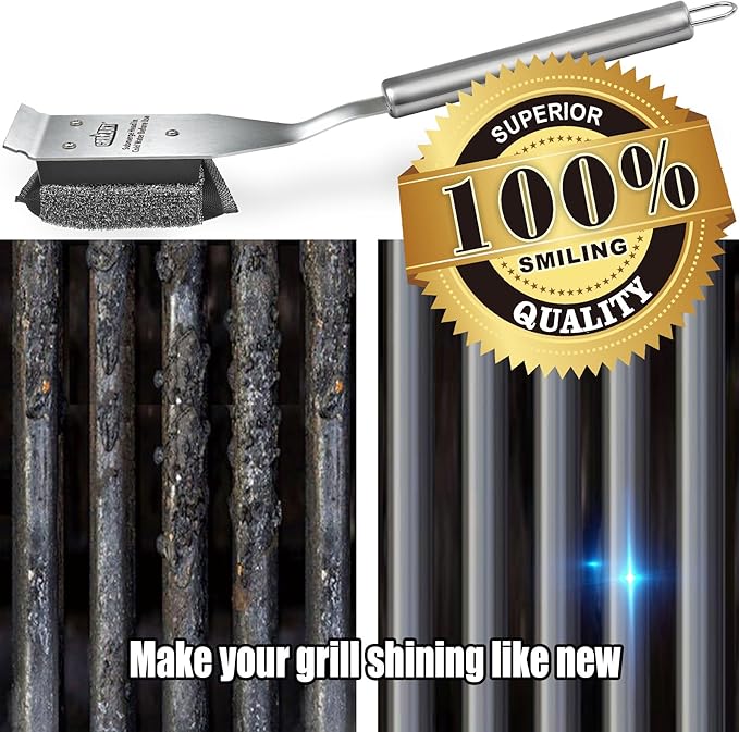 GRILLART Grill Brush Brsitle Free Replacement Head - 1PCS
