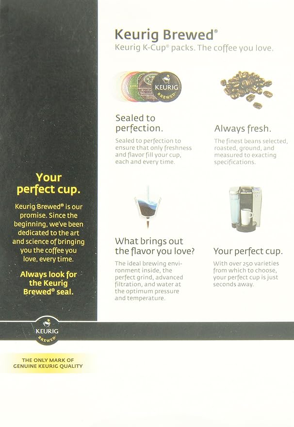 Barista Prima Decaf Coffee, Italian Roast, Rich. Dark. European., 24- Count K-Cup