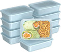 Bentgo Prep - 20-Piece 1-Compartment Reusable Meal Prep Containers with Lids, PFAS & BPA Free Materials, Durable, Microwave, Freezer, & Dishwasher Safe To Go Food Storage (Sky)