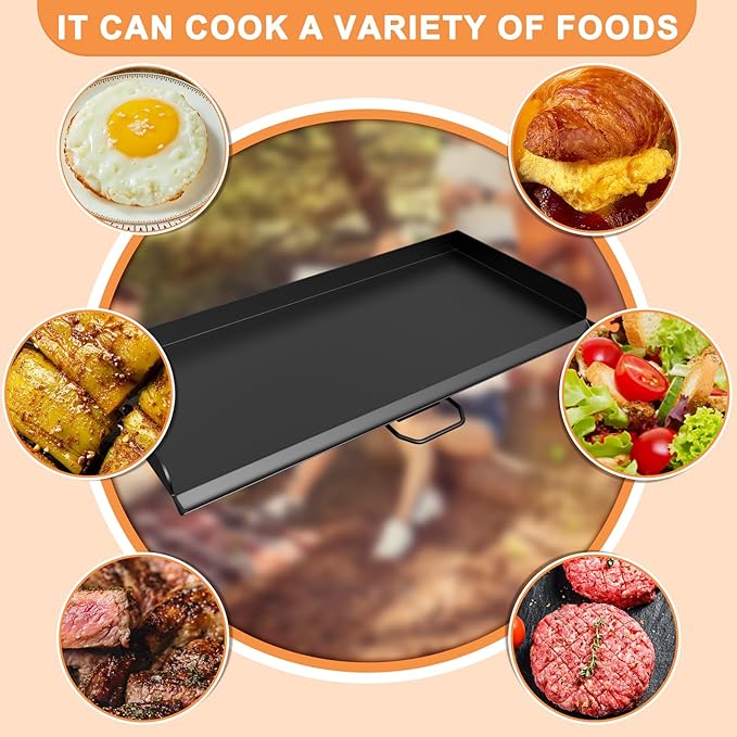 Flat Top Griddle for Camp Chef Accessories 3 Burner Stove SPG90B GB90D TB90 TB90LW TB90LWG TB90LWG15 CCH3 Camp Stove Griddle Top for Camp Chef Tundra 3 Burner 16" x 38"