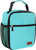 Femuar Lunch Box for Men Women Adults Small Lunch Bag for Office Work Picnic - Reusable Portable Lunchbox, Light Blue