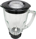 6 Piece Round Blender Glass Jar Replacement Kit for Oster Blender, 1.3 Liter - 5.6 Cup