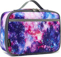 FlowFly Kids Lunch box Insulated Soft Bag Mini Cooler Back to School Thermal Meal Tote Kit for Girls, Boys,Galaxy