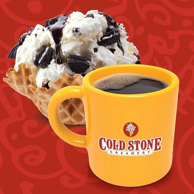 Cold Stone Creamery Beverages Cookies and Creamery Ice Cream Flavored Coffee Pods, Compatible with K Cup Brewers Including 2.0, 40 Count
