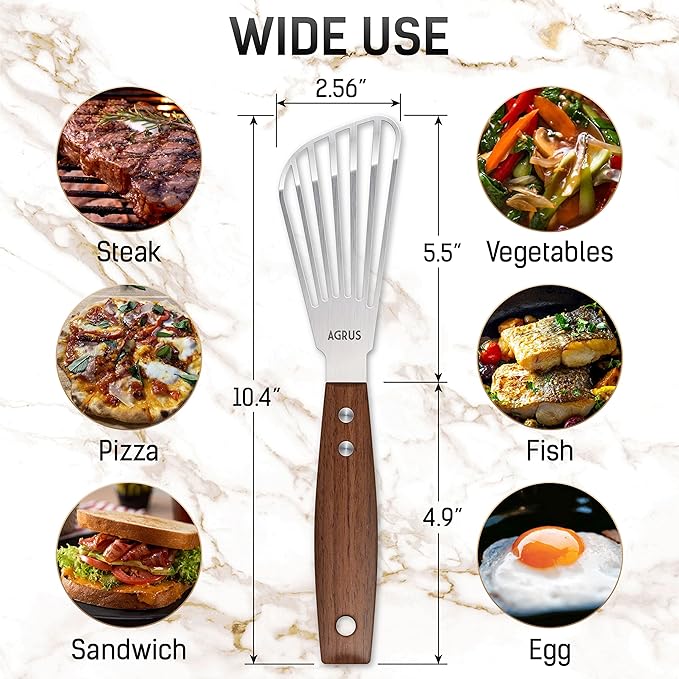 Fish Spatula Satainless Steel (10 inches)