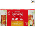 Community Coffee Signature Iced Tea, 288 Family Size Tea Bags, 24 Count Box (Pack of 12)