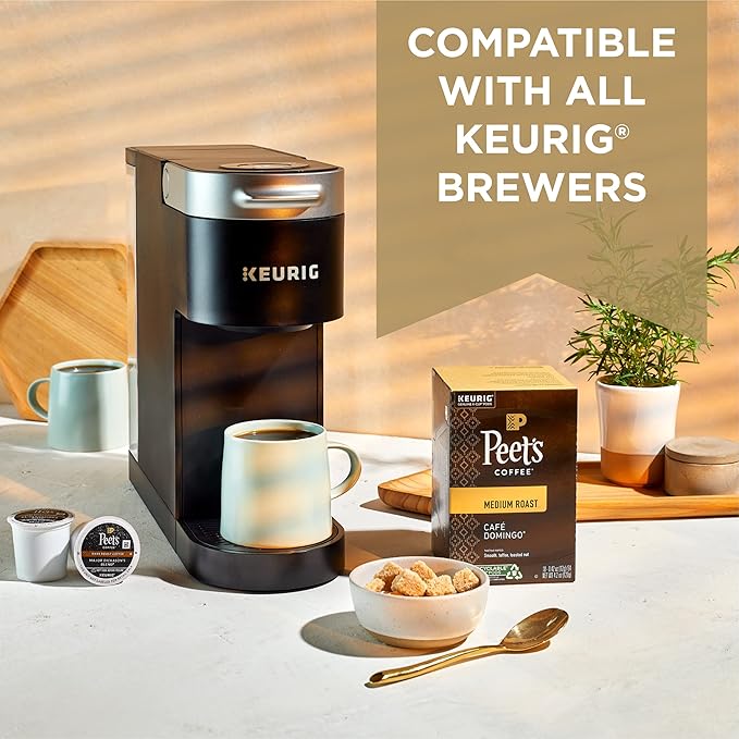Peet's Coffee, Dark Roast Keurig K-Cup Pods - House Blend 60 Count (6 Boxes of 10 K-Cup Pods)