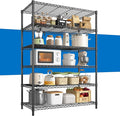 6 Tier Storage Shelves 75H Adjustable Metal Shelving Rack, 1200LBS Wire Shelving Rack for Storage Unit, Metal Shelves for Pantry Shelves, Garage, Kitchen, 75" Hx 36" Wx 18" D