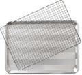 Nordic Ware Prism Half Sheet with Oven Safe Grid, 1 Pack, Natural