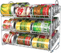 Utopia Kitchen Can Organizer - Stackable Storage Rack Holds up to 36 Cans for Kitchen Cabinet or Pantry (Antique Silver)