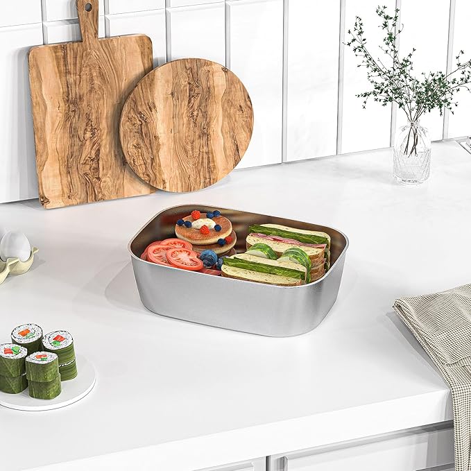 Vingud 1.5L Replacement Stainless Steel Container Electric Lunch Box (Model: DFH-001), Food Container, Eco Safe & Healthy, Dishwasher Safe