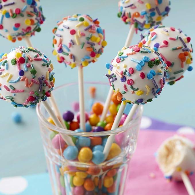 Wilton 4-Inch White Lollipop Sticks, Cake Pop Sticks, 150-Count