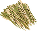 7 Inch(200 Pack) Bamboo Wooden Paddle Picks Skewers for Cocktail，Appetizers，Fruit Kabobs，Sandwich，Barbeque Snacks…