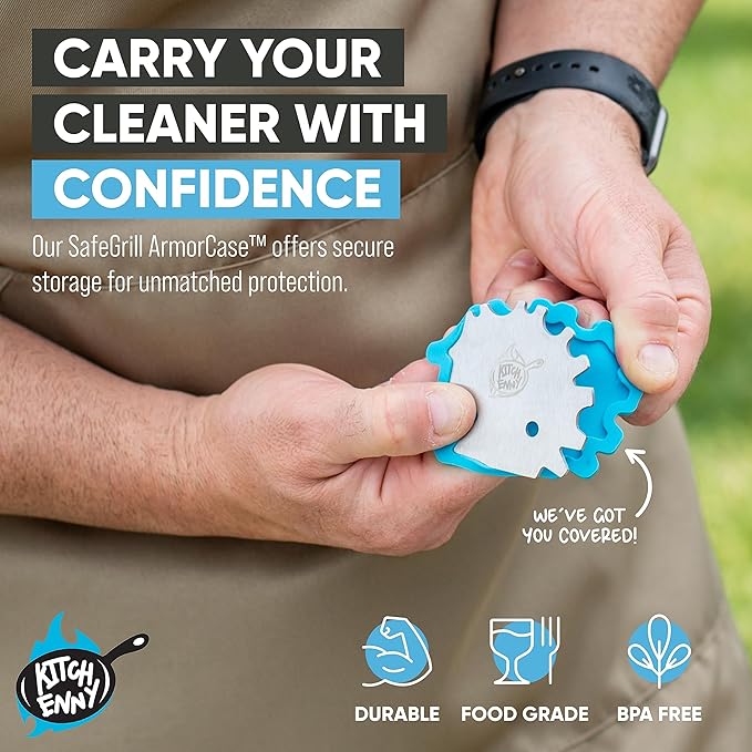Bristle-Free Grill Scraper Gadget for Dads Who Like Grilling and Have Everything