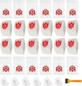 24 Pack 3D Airclean Vacuum Bag Replacement for Miele FJM Vacuum Compact C2 Compact C1 Complete C1 S241 S290 S300i S500 S700 S4 S6 Series With 6 Motor Protection Filters 6 AirClean