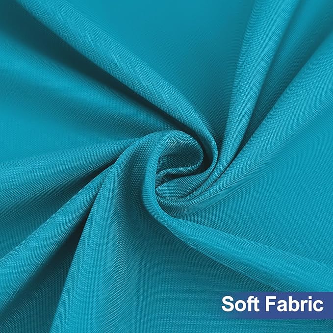 homing Rectangle Table Cloth Cover, Waterproof Polyester Elastic Fitted Tablecloth, Fits for 5 Foot Folding Tables, Washable Table Protector for Picnic, Camping, Outdoor (Teal, 36" x 60")