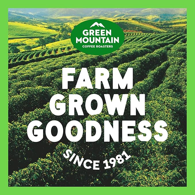 Green Mountain Coffee Roasters Caramel Vanilla Cream, Single-Serve Keurig K-Cup Pods, Flavored Light Roast Coffee Pods, 48 Count