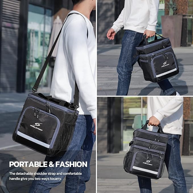 Maelstrom Lunch Box for Men,Insulated Lunch Bag Women/Men,Leakproof Lunch Cooler Bag, Lunch Tote Bag