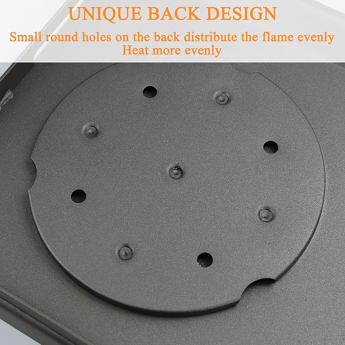 Griddle for Camp Chef 2 Burner Stove, Flat Top Griddle fits Camp Chef Accessories, 14 x 32'' Outdoor Cooking Systems