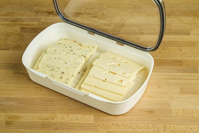 ProKeeper 4-Piece Deli Container Set – Airtight, BPA-Free Food Storage with Freshness Lock, Ideal for Deli Meats, Cheese, and Produce