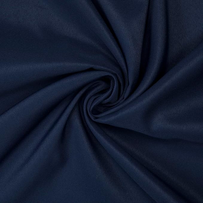 Gee Di Moda Rectangle Tablecloth - 60 x 126 Inch Navy Blue Table Cloth for 8 Foot Rectangle Table - Heavy Duty Washable Fabric - for 8 Ft Buffet Table, Holiday Party, Dinner, Wedding & Baby Shower