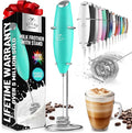 Zulay Kitchen Milk Frother with Patented Tornado Triple Whisk – Handheld Foam Maker for Coffee, Lattes, Matcha & Hot Chocolate – Rich, Creamy Froth in Seconds