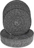 8 Inch Trivets for Hot Dishes, Hot Pots and Pans, Thick Heat Resistant Large Coaster for Kitchen, Hot Pads, Kitchen Essentials, Kitchen Decor for Table & Countertop with Storage Basket, 5 Pcs