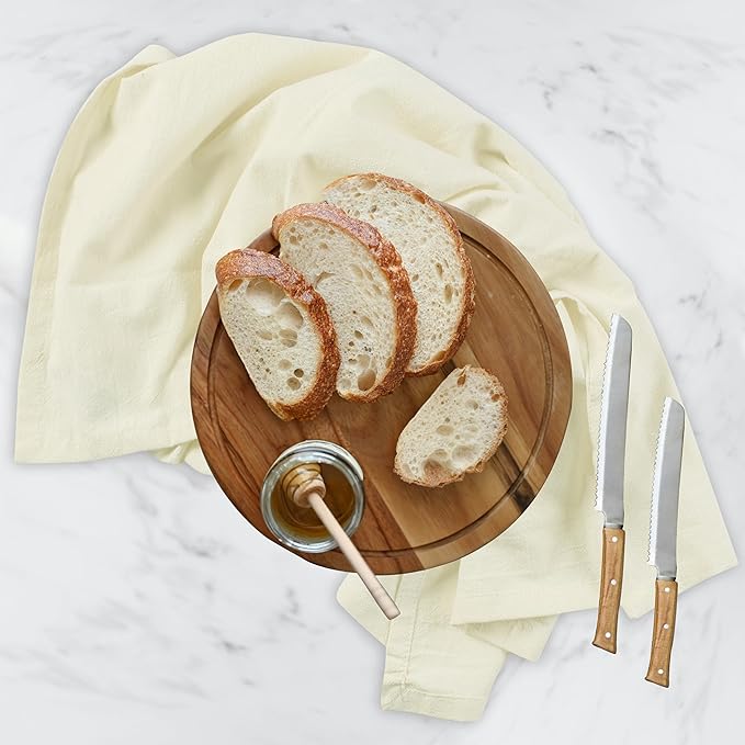 Urban Villa Fall Cloth Napkins Harvest Dobby Stripes Dinner Napkins Set of 12 (20X20 Inches) 100% Cotton Absorbent Durable Washable Reusable Cloth Napkins Ideal for Thanks Giving Parties Everyday Use