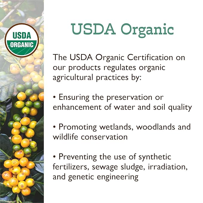 Fresh Roasted Coffee, Organic Mexican Water-Processed Half-Caf | USDA Organic, Kosher | Medium Roast 72 Pods for K Cup Brewers