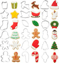 Wilton Christmas Cookie Cutter Set, Holiday Baking & Decorating for Gingerbread & Sugar Cookies, 18 Piece, Metal