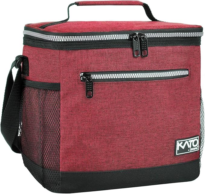 Tirrinia Insulated Lunch Box for Men/Women, Leakproof Lunch Bag for School Work, Enlarge Lunch Tote Kids Boys Girls Back to School, Soft Reusable Cooler Office Picnic Work Beach Camping with Shoulder
