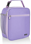 Lunch box Lunch bag for men women Insulated Lunchbox Lunch bags for Work Picnic Travel (Purple)