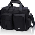 MIER Lunch Box for Men Heavy Duty Insulated Lunch Bag 20 Cans Large Leakproof Soft Cooler Bags with Multiple Pockets for Picnic Work Travel (Black)