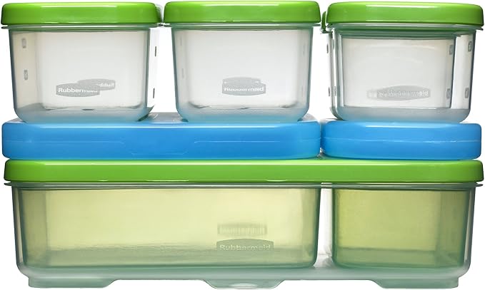 Rubbermaid LunchBlox Entrée Kit, Green