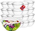 Mr Miracle Clear 32 Ounce Plastic Salad Bowls with Snap-On Lids. Pack 50. Airtight Disposable Salad Containers for Lunch, Meal Prep, Parties. Ideal as Disposable Salad Bowls with Lids