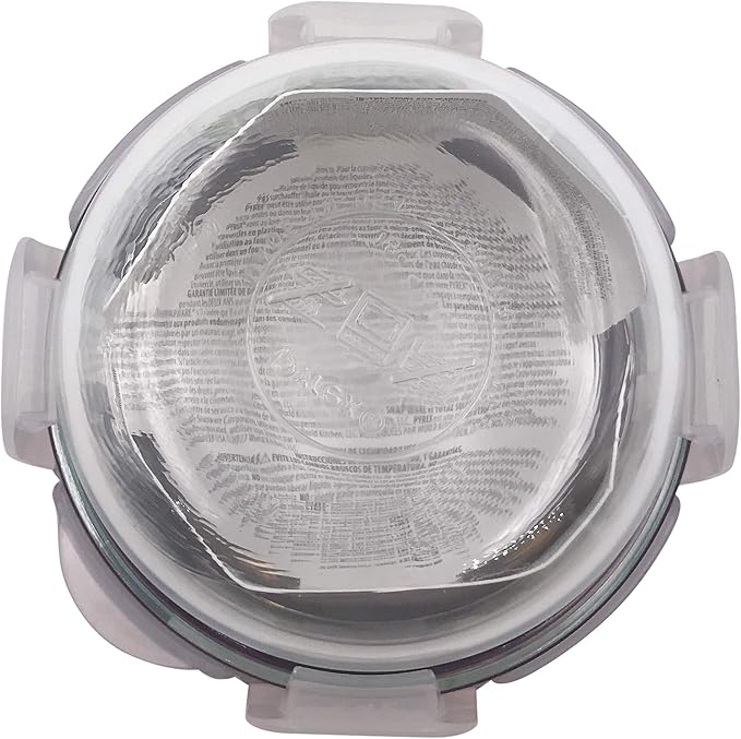 Snapware 1-Cup Total Solution Round Food Storage Container, Glass