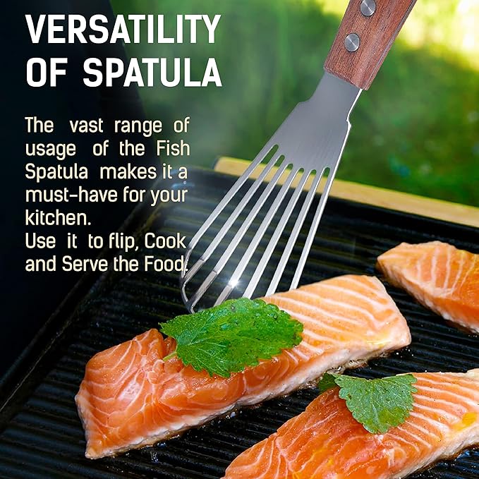 Fish Spatula Satainless Steel (10 inches)