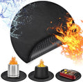 Solo Stove Tabletop Fire Pit Mat, Small Under Grill Pad to Protect Your Table, Fireproof Mat for Solo Stove Accessories, 4-Layer Fireproof, Heat Resistant, Easy to Clean, Reusable